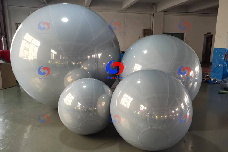 White shiny balls