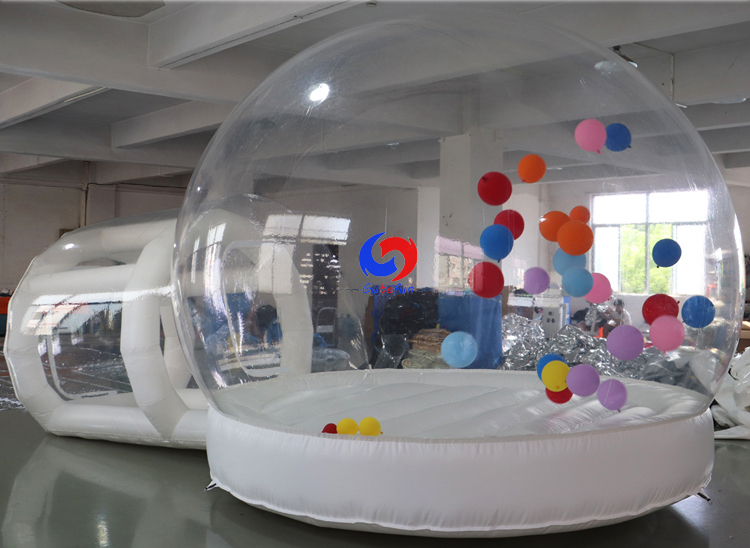 Bubble dome with bottom mat