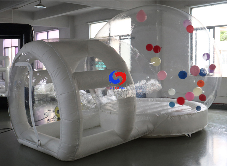Bubble dome with bottom mat