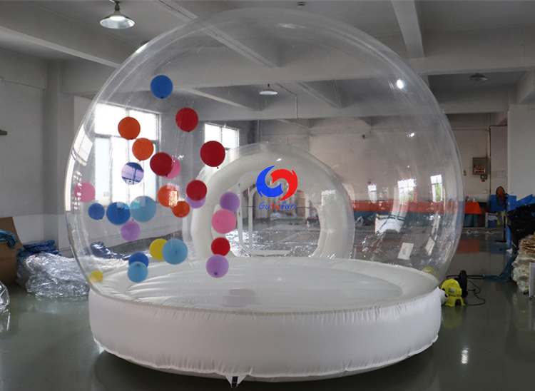 Bubble dome with bottom mat