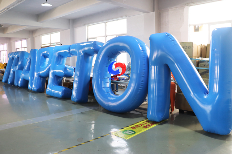 Custom inflatable letters