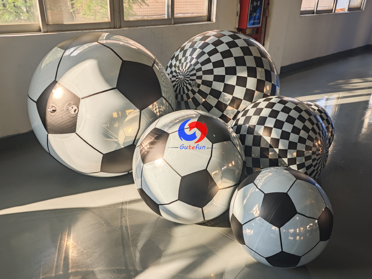 Custom giant car flag shiny balls