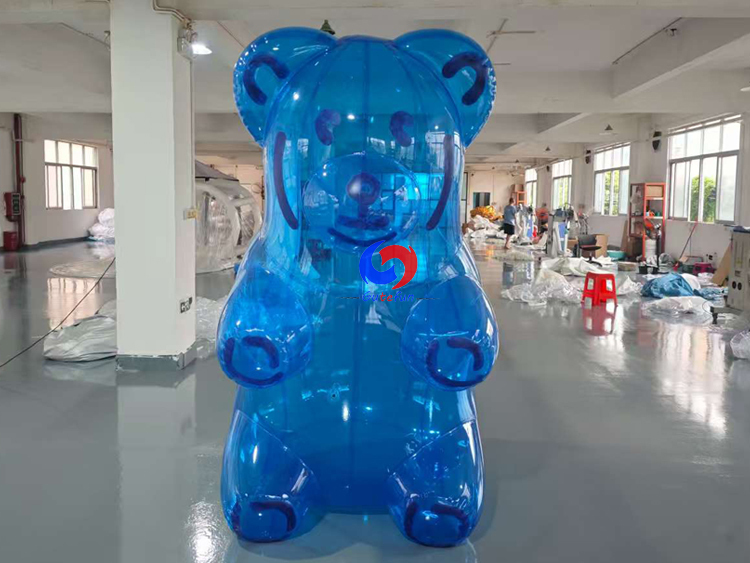 Custom giant inflatable gummy bear at any colors sizes