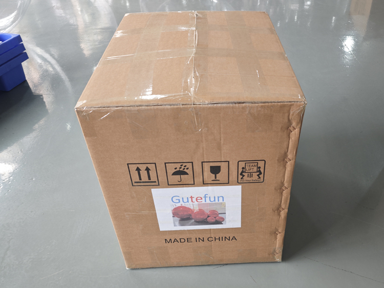 7Pcs red shiny balls