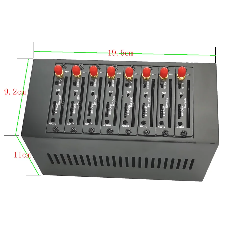 YXCALL Gsm Modem 8 Port 2G Bulk Sms Send and Receive Free Software Api Http At Command Sms Machine