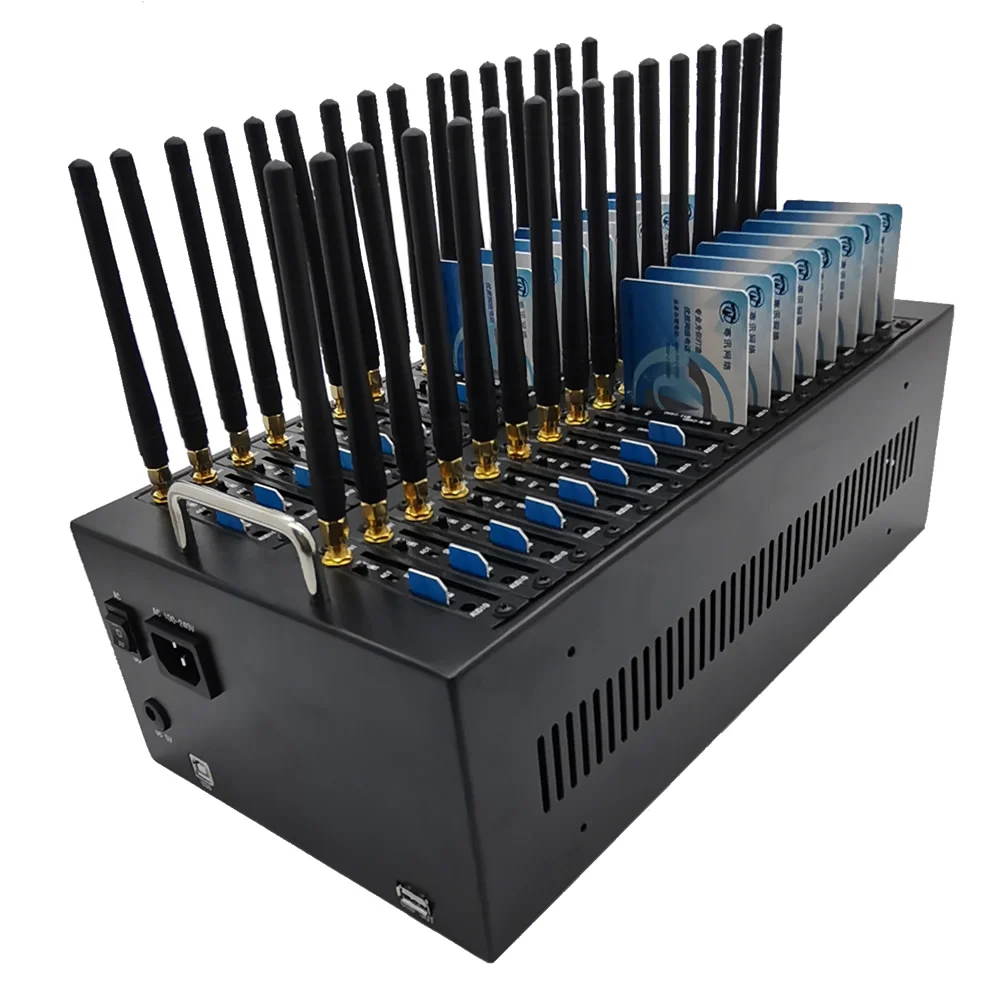 32 ports 2G GSM AT Command Module SMS Reminder Device IMEI Changeable