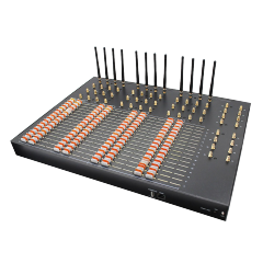 YX 4G 64 Port MoIP Gateway 256 SIM GSM Modem Support SMS MMS USSD