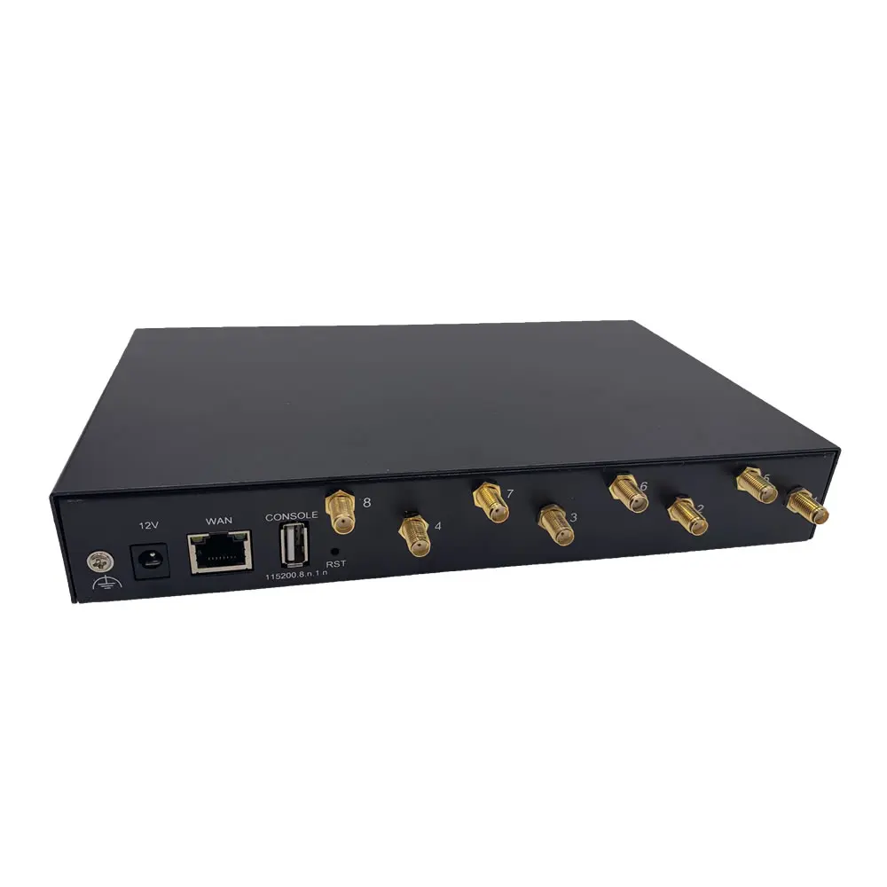 2G 8 Ports MoIP Gateway 8 SIM GSM Gateway Sim Box Support SMS/ MMS