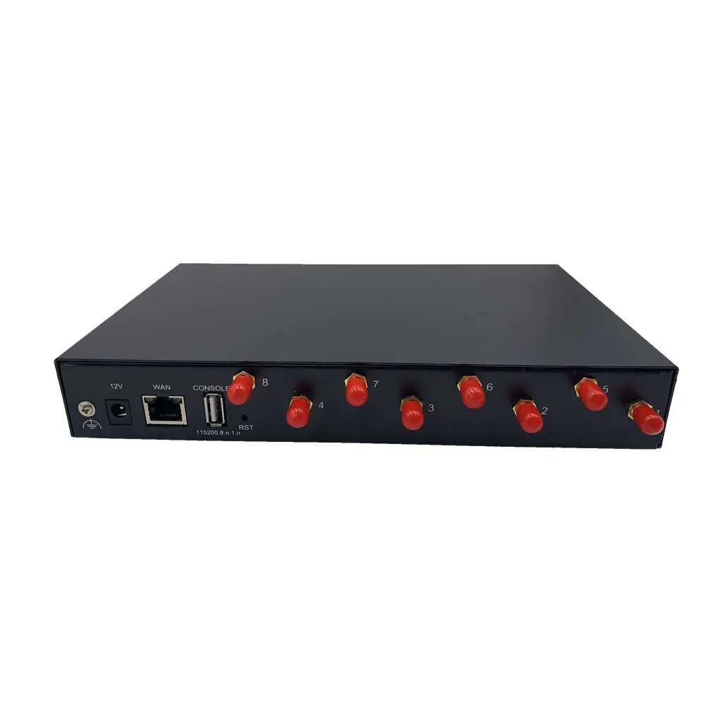 2G 8 Ports MoIP Gateway 8 SIM GSM Gateway Sim Box Support SMS/ MMS