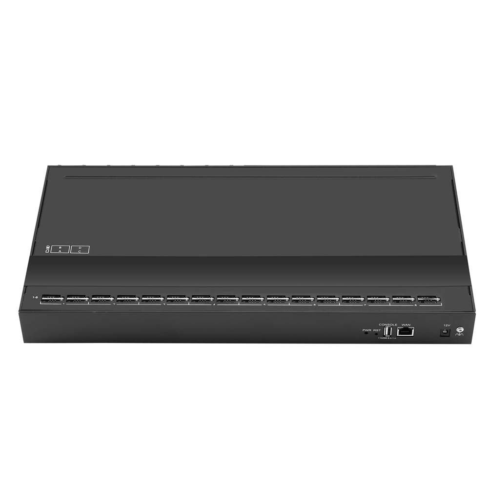 2G GSM 8 SIP Voice 32 SIM Wireless Modem, Support SMPP Http API Data Analysis And SMS Notification System Gateway
