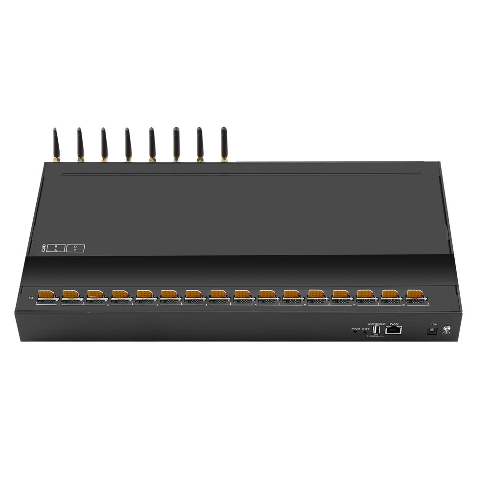 YX 4G LTE 8 Channel 32 SIM Voice GoIP Gateway for Call and SMS Voip System