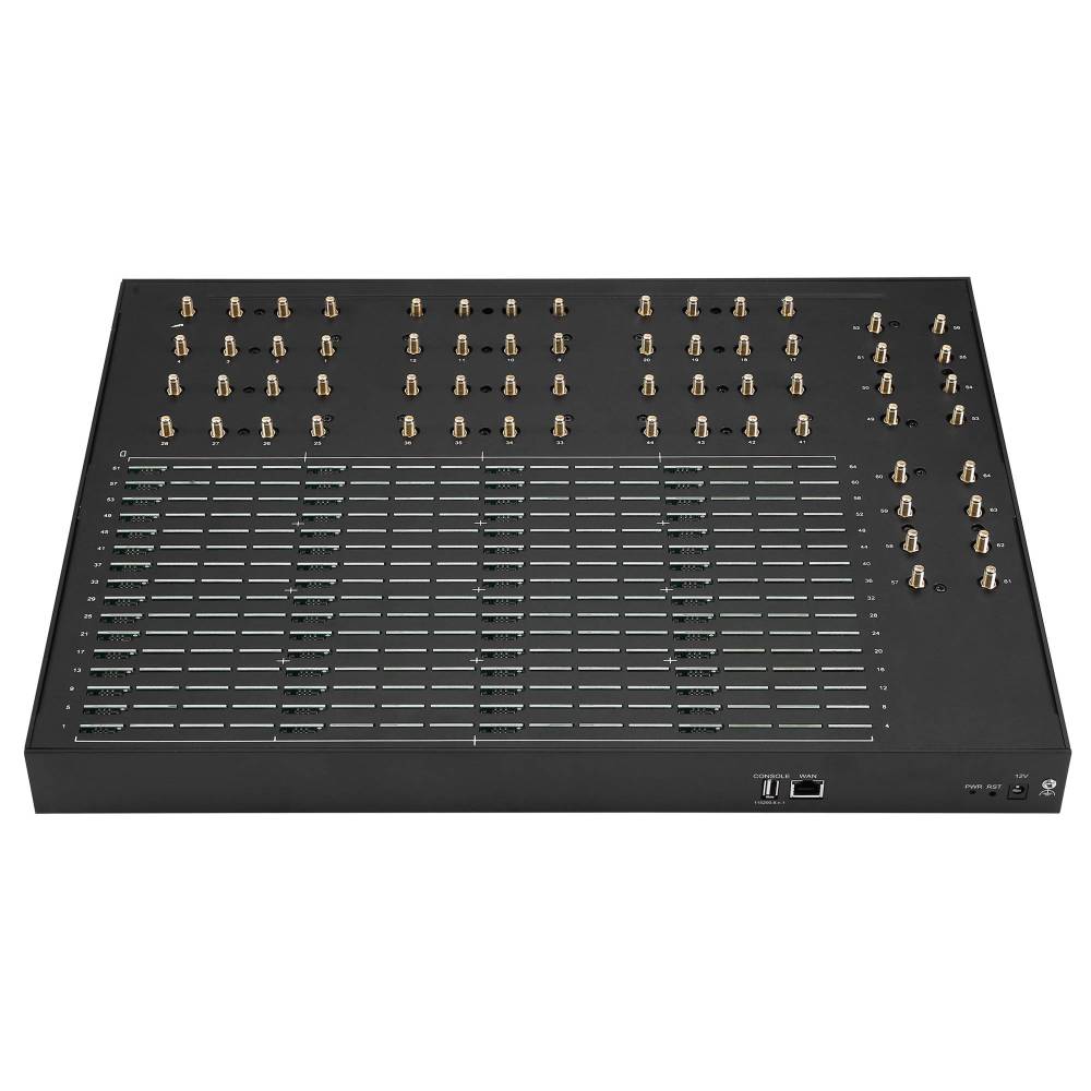 2G 64 Port MoIP Gateway 64 SIM GSM Gateway Sim Box Support SMS/ MMS
