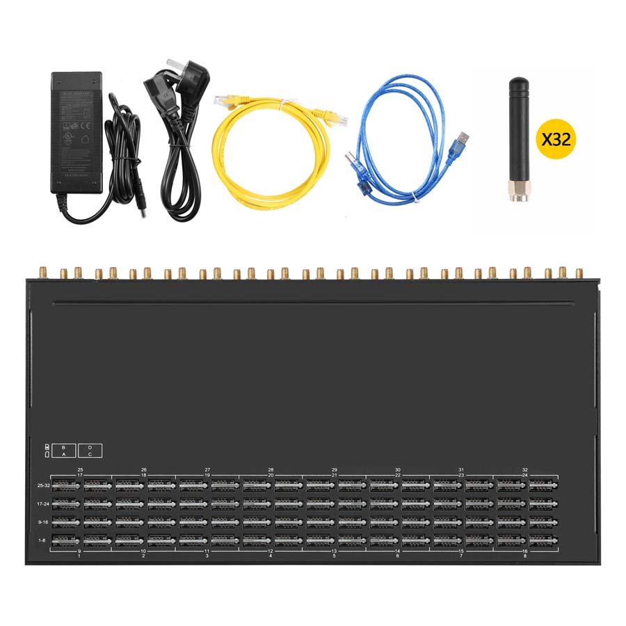 YX 32 Port 32 SIM SMS Gateway picture display