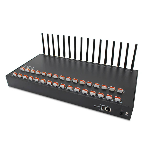 2G 16 Port MoIP Gateway 64 SIM GSM Gateway Sim Box Support SMS/ MMS