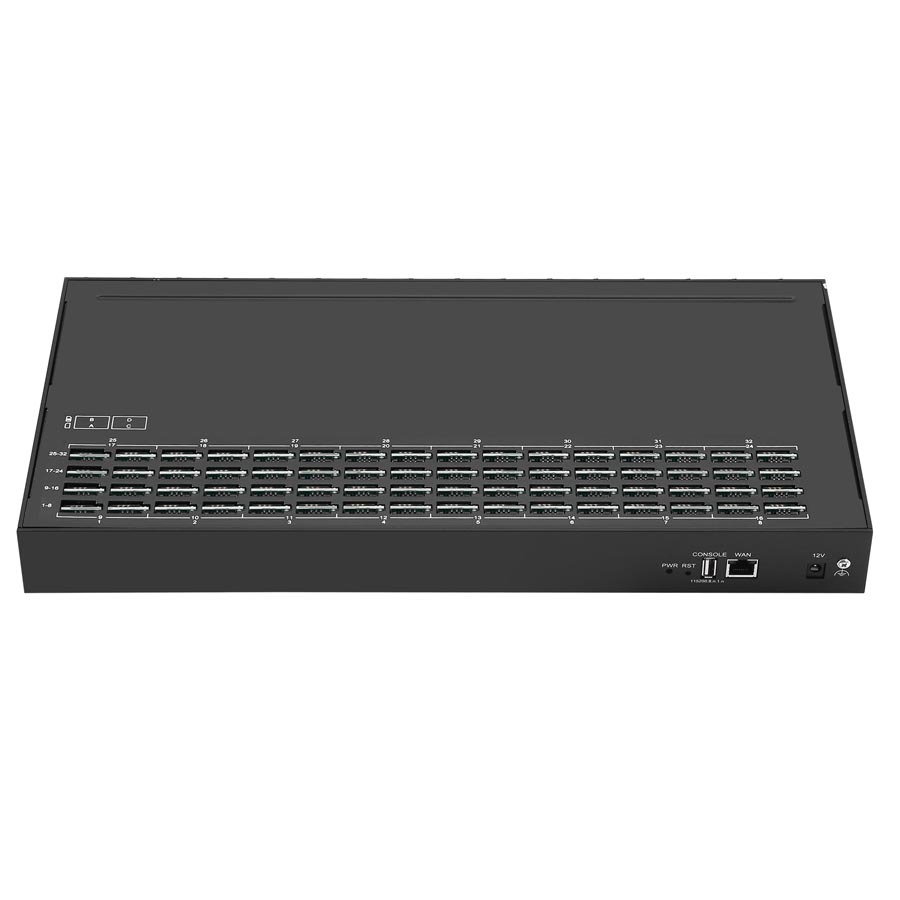 4G LTE 32 Ports 128 Sim GoIP GSM Sip Gateway VoIP Voice SIM Gateway for Call and SMS