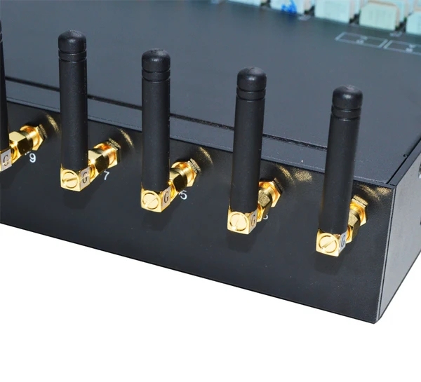 4G 16 Port MoIP Gateway 128 SIM GSM Gateway Sim Box Support SMS/ MMS