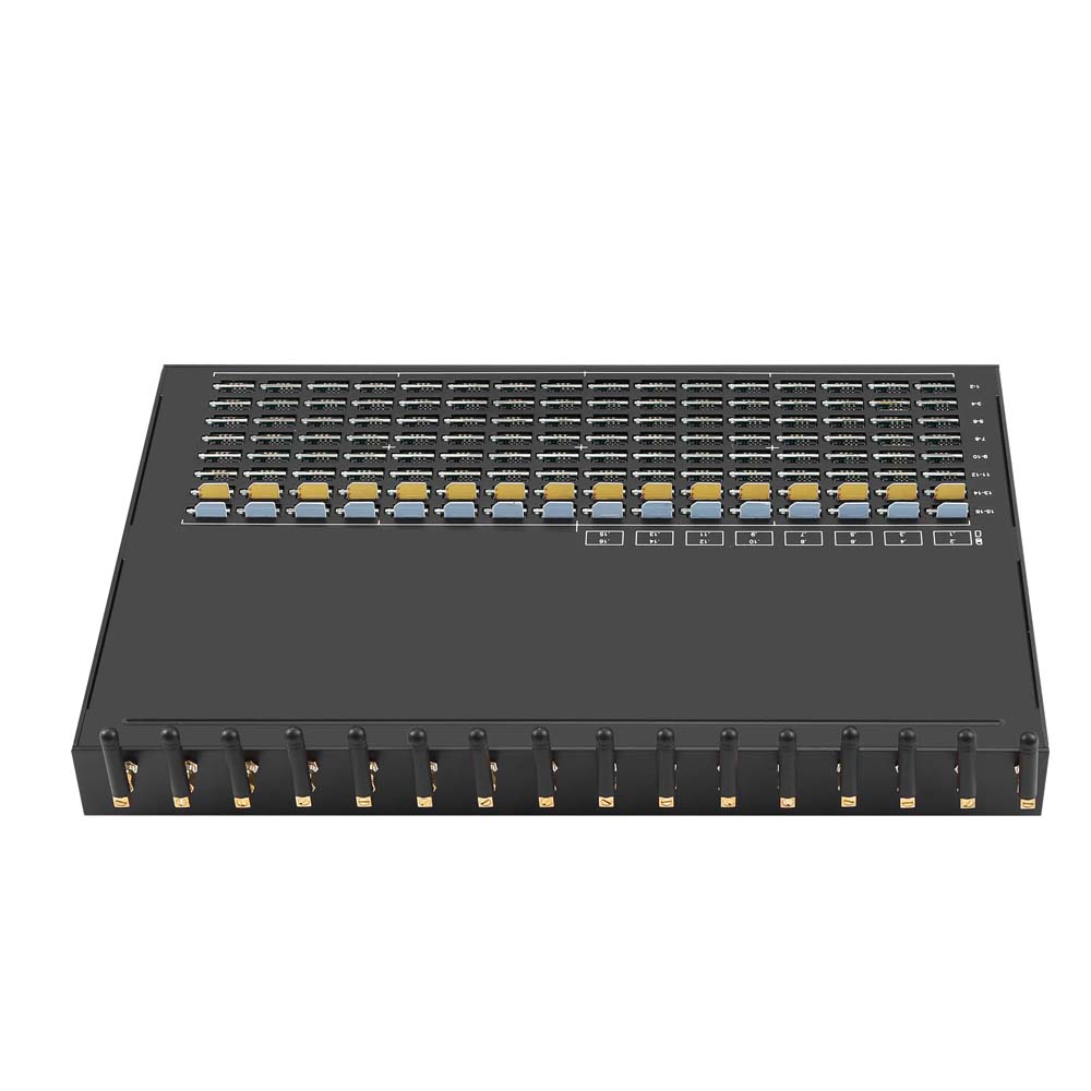 YXCALL 2G GSM 16 SIP Voice 256 SIM VOIP Gateway for Call and SMS System