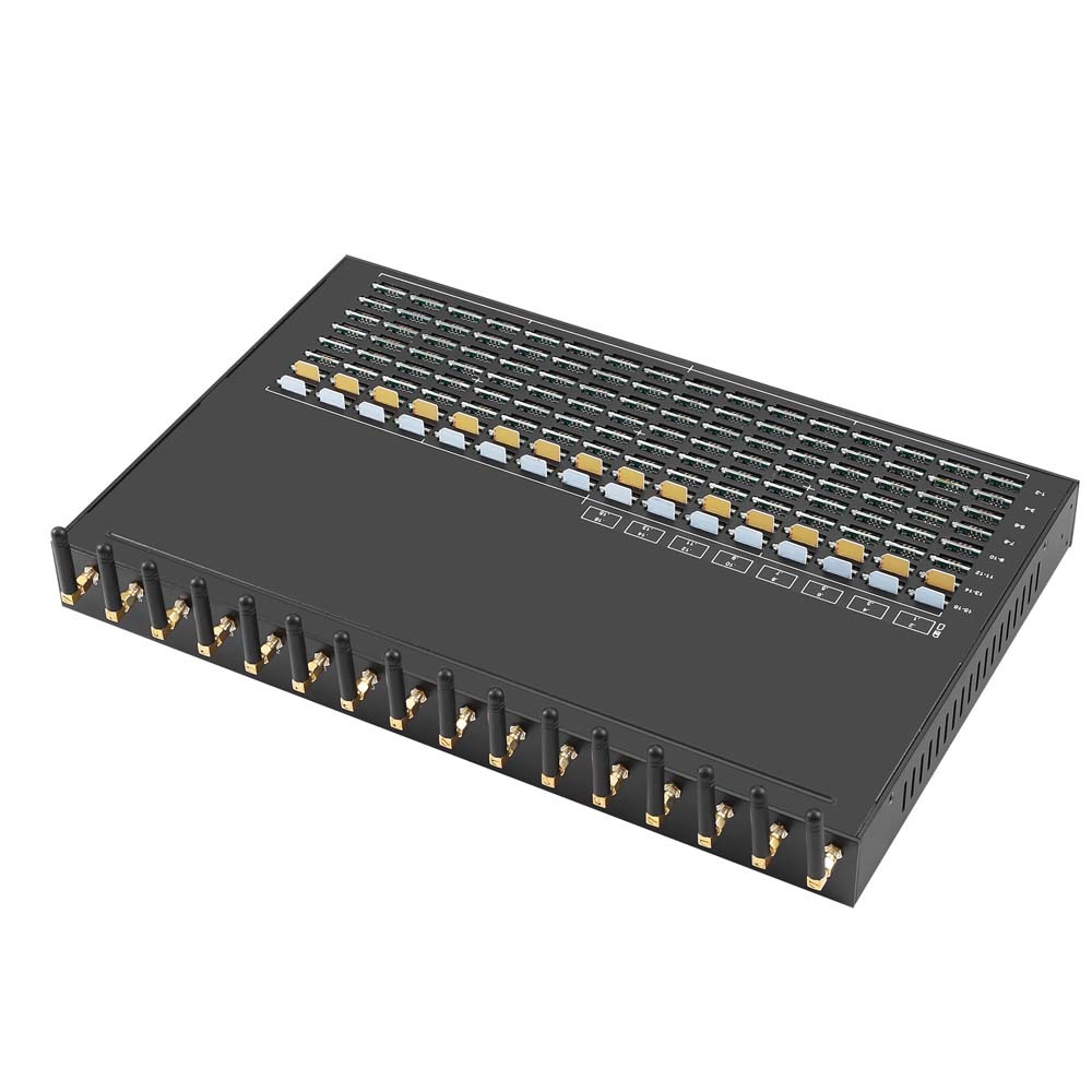 2G 16 Port MoIP Gateway 256 SIM GSM Gateway Sim Box Support SMS/ MMS