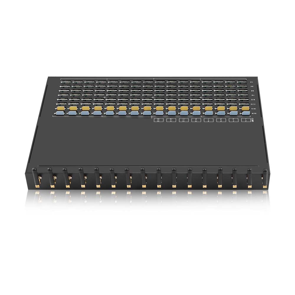 YX 4G VOIP Gateway 16 Ports 256 SIM Slots GOIP Call Routing Bulk