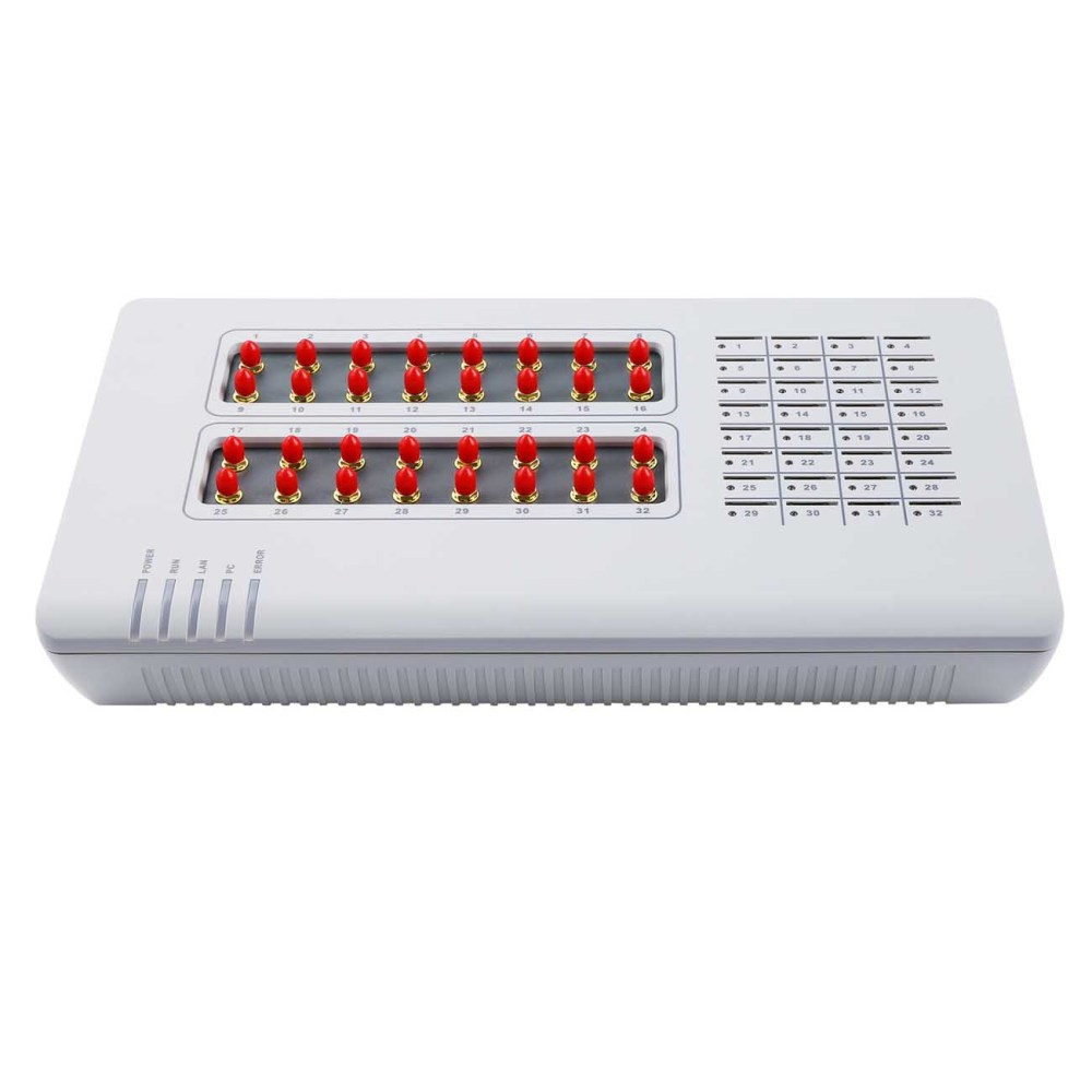 DBL GOIP GSM Gateway 32 Ports SIM Voice & Bulk SMS Device Support IMEI Change SIP & H.323 VPN PPTP For IP PBX / Asterisk