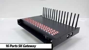 YX 4G LTE 16 Ports 128 Sim GoIP & VoIP Voice Gateway for Call and SMS