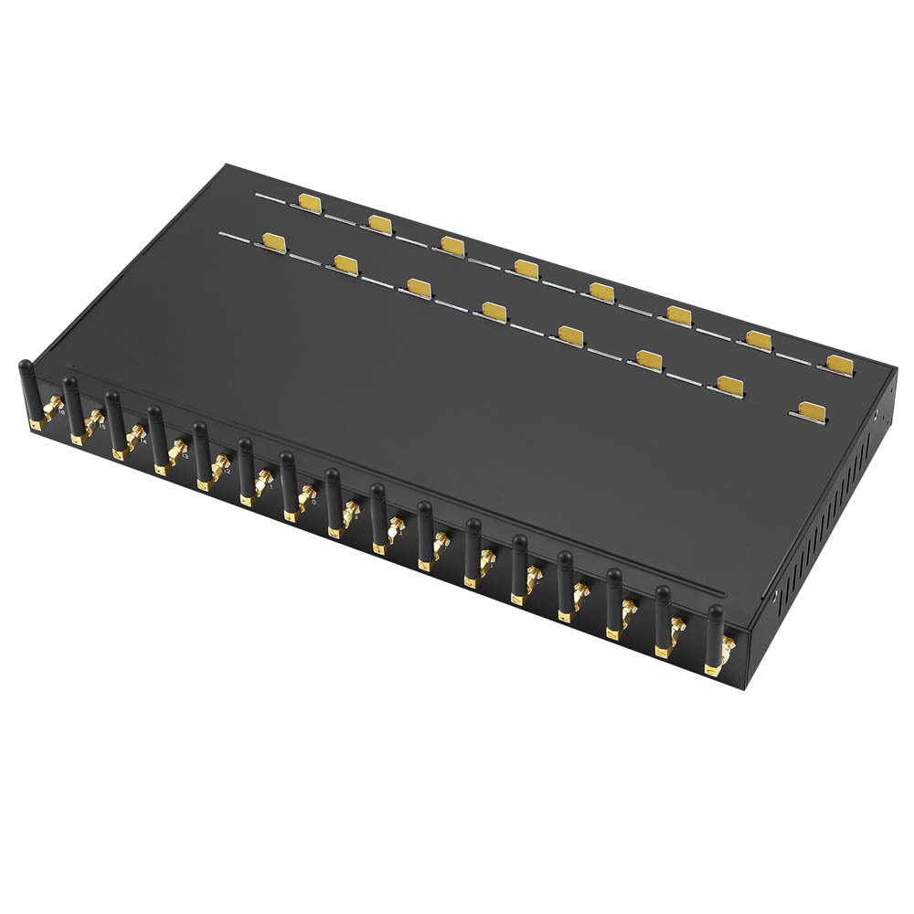 YX 4G 16 Port MoIP Gateway 16 SIM Support SMS/ AT / SIP/ USSD/ IMEI Change