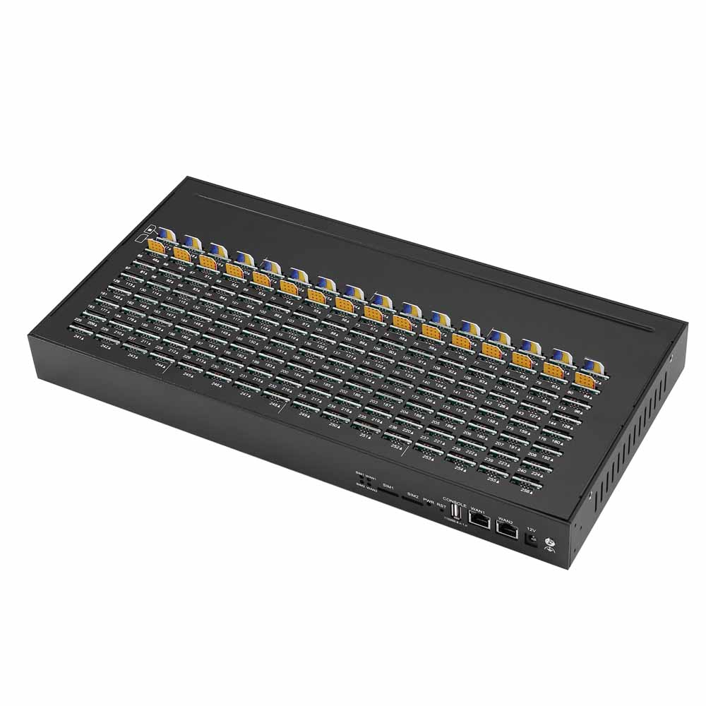 YX 256 Slots SimBank & VoIP Gateway SIMPOOL Centralized SIM Cards Management