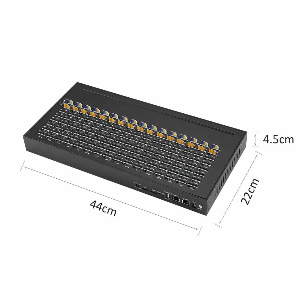 YX 256 Slots SimBank & VoIP Gateway SIMPOOL Efficiently Handle Multiple Gateway SIM Cards