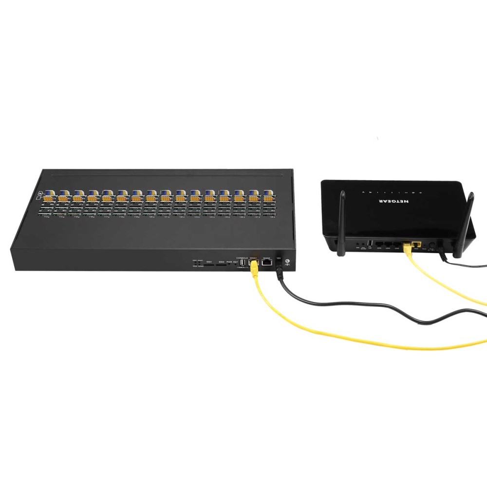 YX 128 Slots SimBank & VoIP Gateway SIMPOOL SIM Cards Management Software