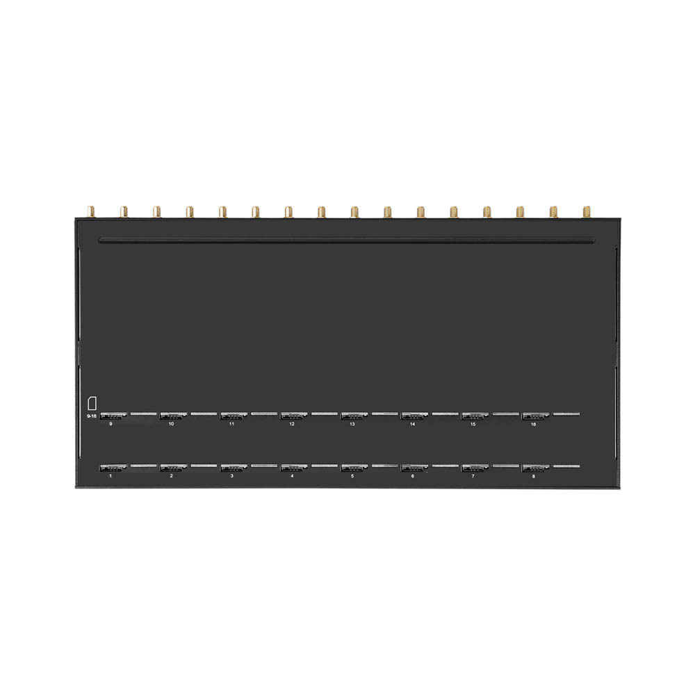 YX 4G 16 Port MoIP Gateway 16 Slots GSM Gateway Sim Box Support SMS/ MMS/ 128 eSIM