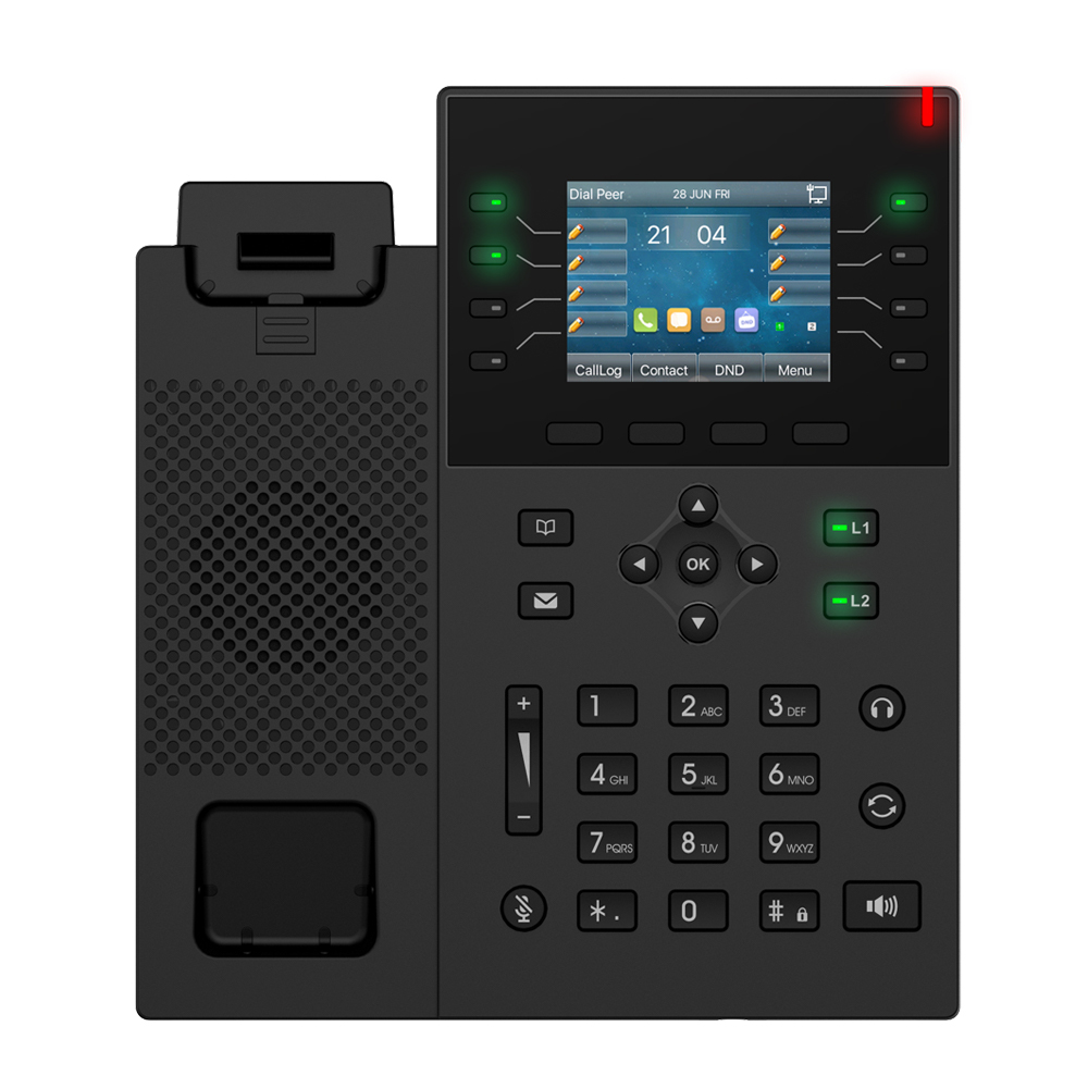 YX VOIP Phone 12 Lines Special Business IP Phone POE with built-in Bluetooth SIP DDS G.722 Opus With Fast Ethernet VOIP Telephone