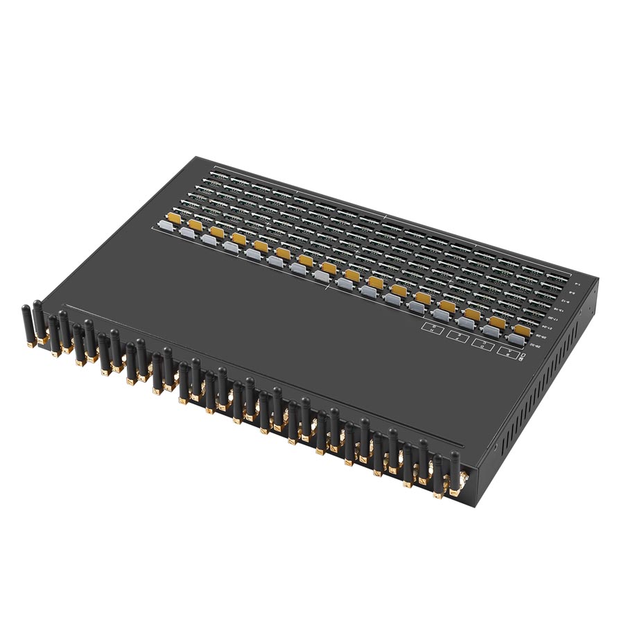 YX 4G LTE 32 Port MoIP Gateway 256 SIM Support SMS MMS USSD AT Command