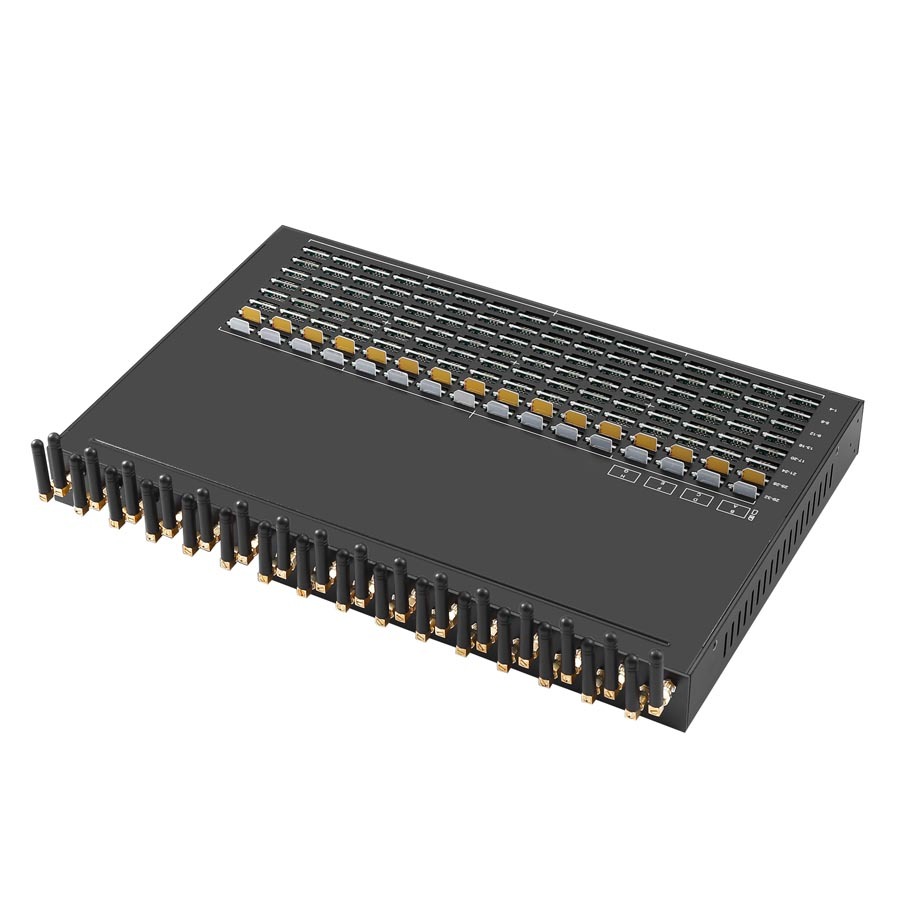 YX 4G LTE 32 Port MoIP Gateway 256 SIM Support SMS MMS USSD AT Command