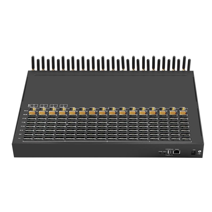 YX GOIP 4G LTE 32 Ports 256 GSM VoIP Voice Gateway for Call and SMS