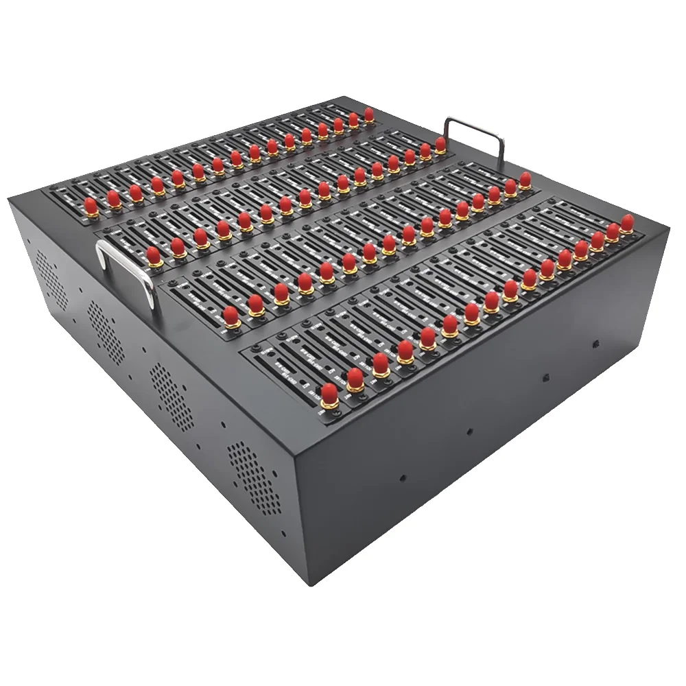 YX 64 ports Bulk Send SMS 2G GSM Modem Pool IMEI Change AT Command