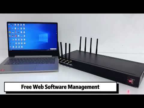 YX IPs 4-Port 4G IP Proxy Router | HTTP & SOCKS5 Dual Proxy SMS Gateway