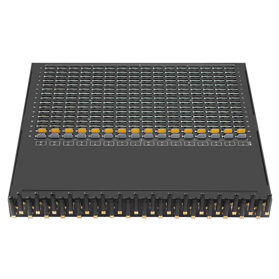 YX 32 Ports 2G/4G LTE VoIP GSM Gateway for 32/128/256/512 Sim Support Bulk SMS and Voice Call GOIP Gateway