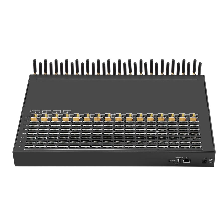 YX 32 Ports 2G/4G LTE VoIP GSM Gateway for 32/128/256/512 Sim Support Bulk SMS and Voice Call GOIP Gateway