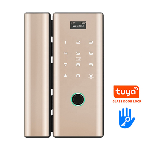 G100S Tuya App Fingerprint Glass Door Lock