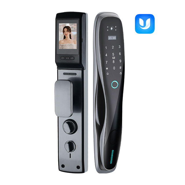 D4 Usmartgo smart phone app digital door lock with camera and doorbell