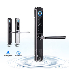 FL-3D double sided fingerprint Bridge aluminum digital door lock