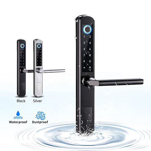 FL-3D double sided fingerprint Bridge aluminum digital door lock