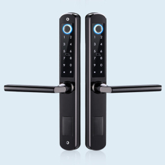 FL-3D double sided fingerprint Bridge aluminum digital door lock