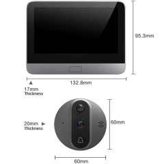 VD-T30S Tuya wifi HD 1080P doorbell with lcd screen