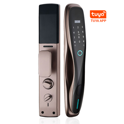 D4 Tuya smart phone app digital door lock without doorbell