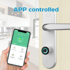 Zinc alloy Electronic Fingerprint BLE Door Lock Digital Smart Auto Door Lock Easy Installation