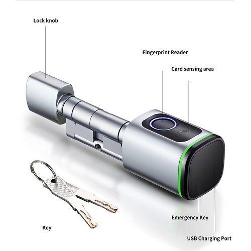 New Arrival elegant Cylinder Smart Lock