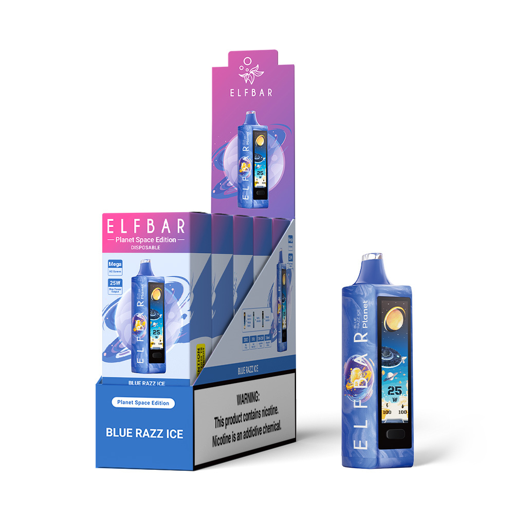 Blue Razz Ice Flavor ELFBAR Planet 25000
