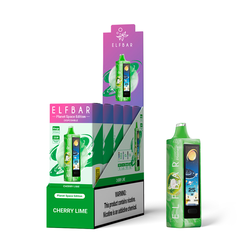 Cherry Lime Flavor ELFBAR Planet 25000