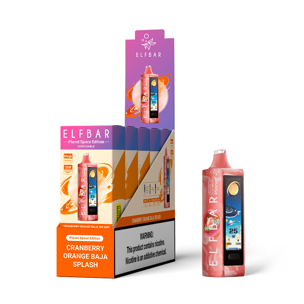 Cranberry Orange Baja Splash Flavor ELFBAR Planet 25000
